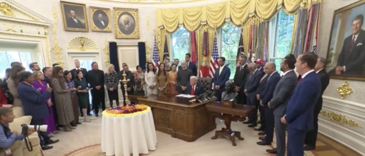 Screenshot/X/The Daily Caller/The White House